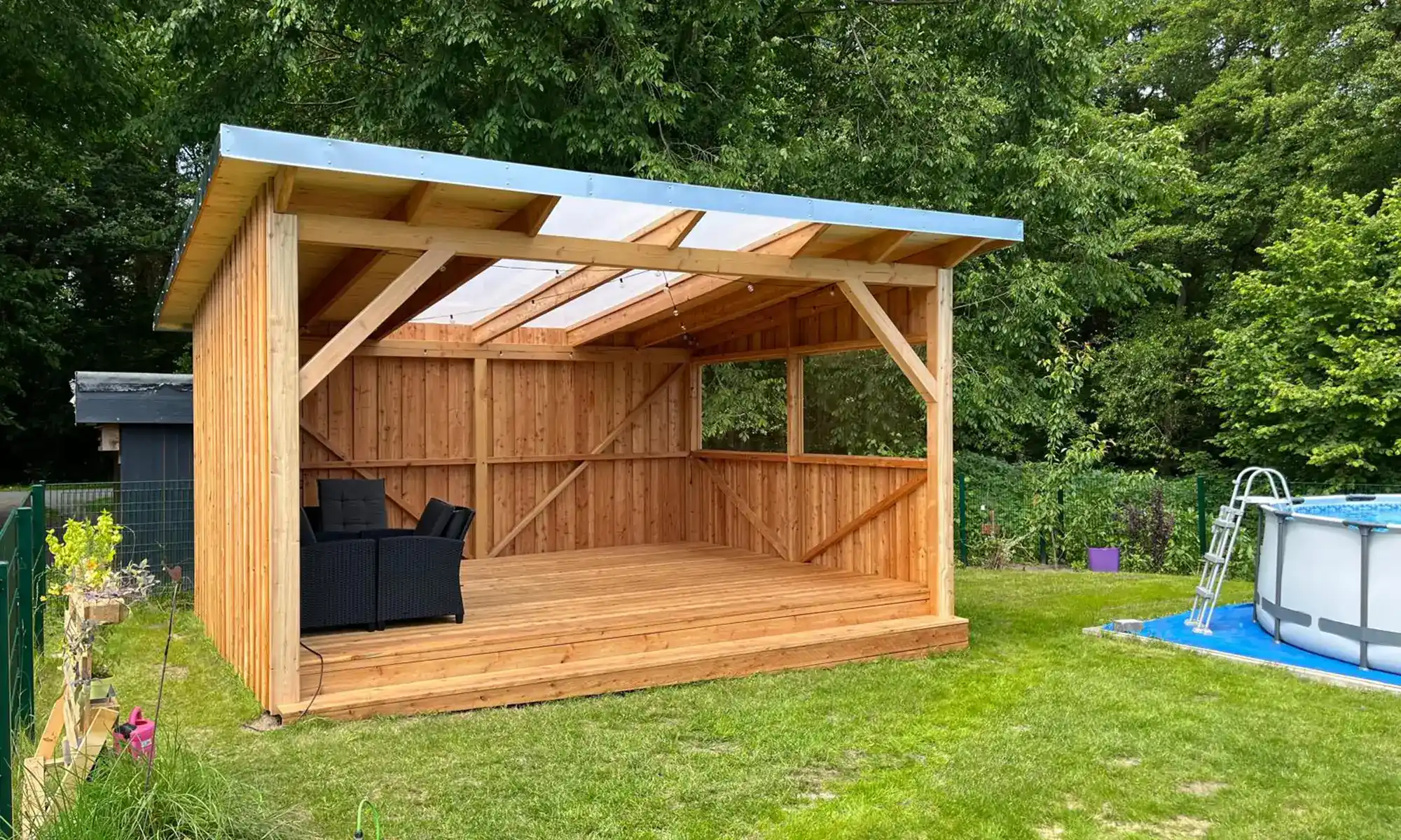 Freisitz aus Holz